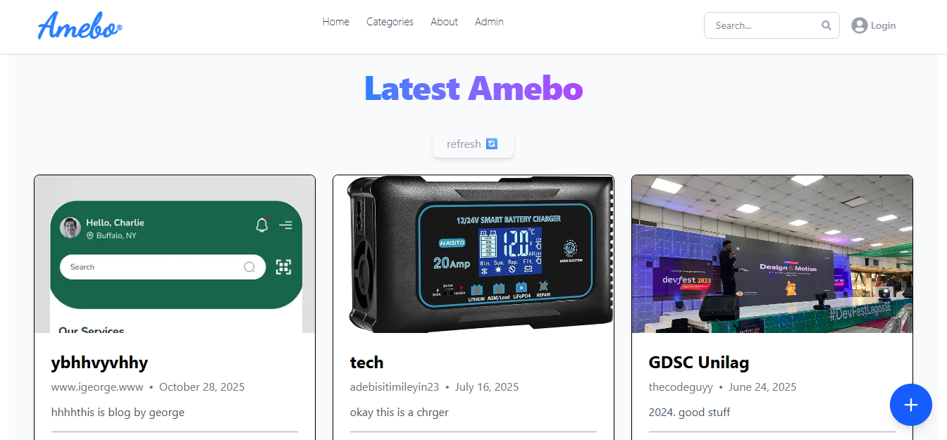Amebo App